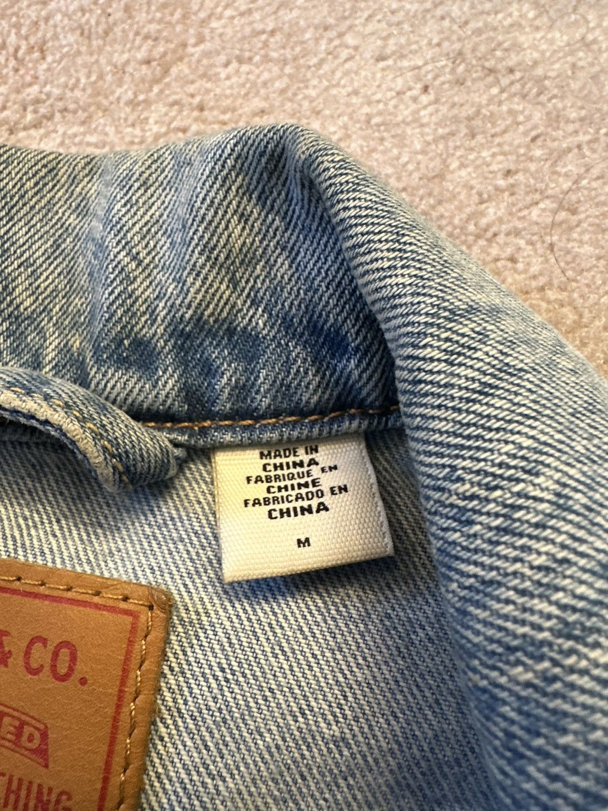 Levi's Levi’s Premium Big E Denim Trucker Jacket Light Wash Virgil Size US M / EU 48-50 / 2 - 7 Thumbnail