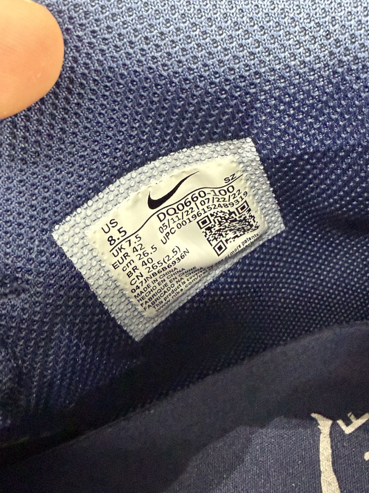 Jordan Brand Jordan 1 Golf Patent Midnight Navy Size 8.5 (2022) Size US 8.5 / EU 41-42 - 10 Thumbnail