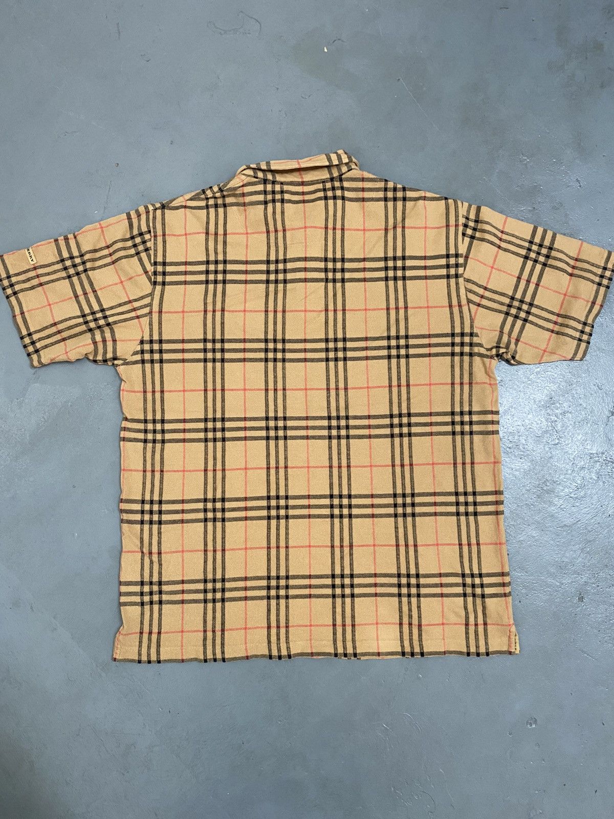 Burberry VTG BURBERRY NOVA CHECK POLO TEE Size US XL / EU 56 / 4 - 2 Thumbnail