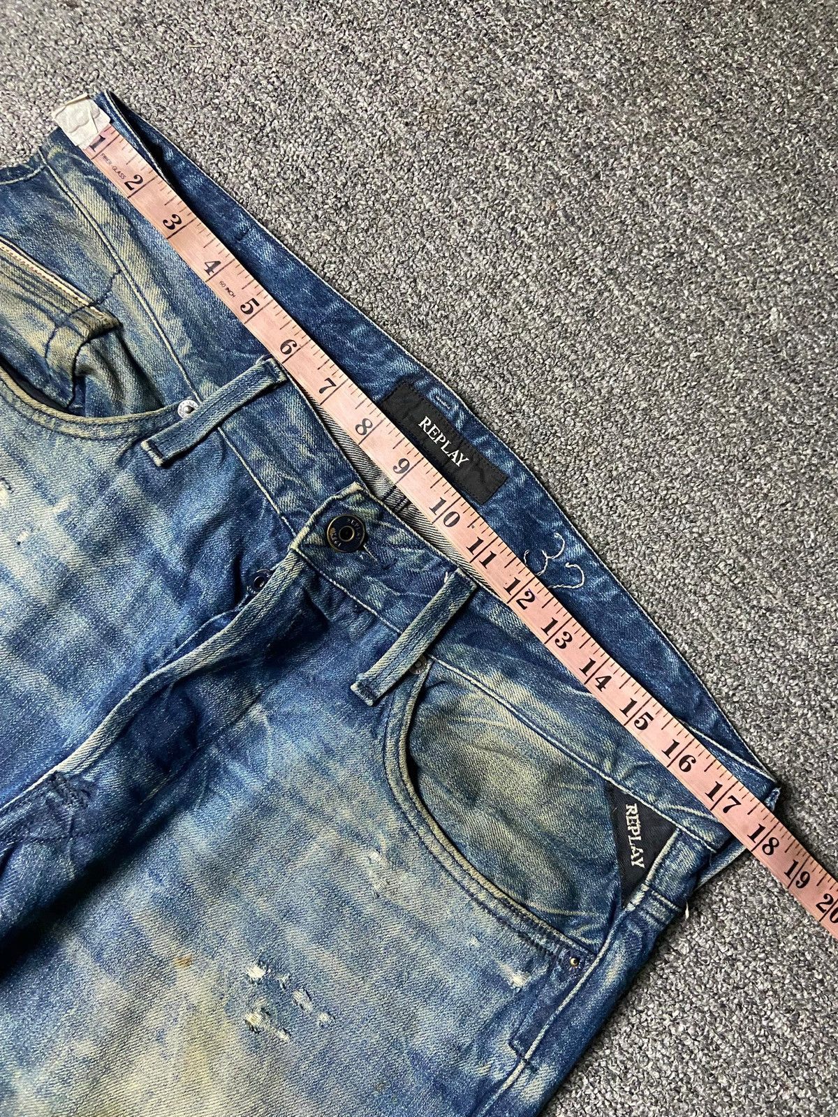 Replay REPLAY Distressed Denim Ripped Jeans (141) Size US 35 - 11 Thumbnail