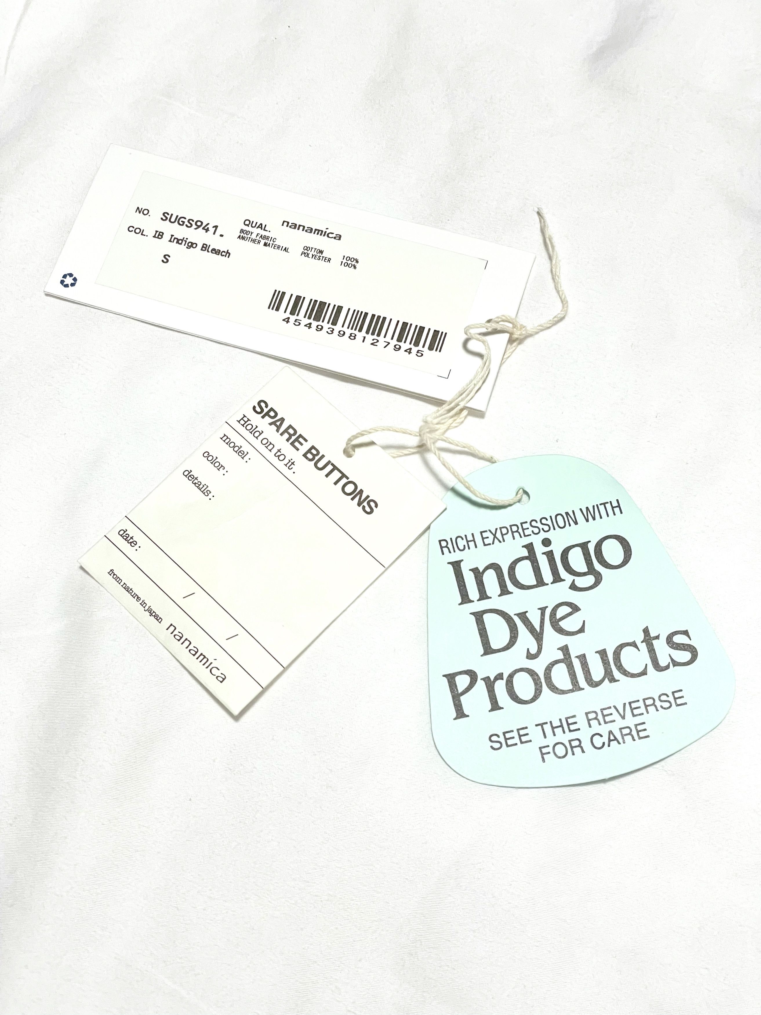 Nanamica Indigo Bleach CPO Shirt Size US S / EU 44-46 / 1 - 11 Thumbnail
