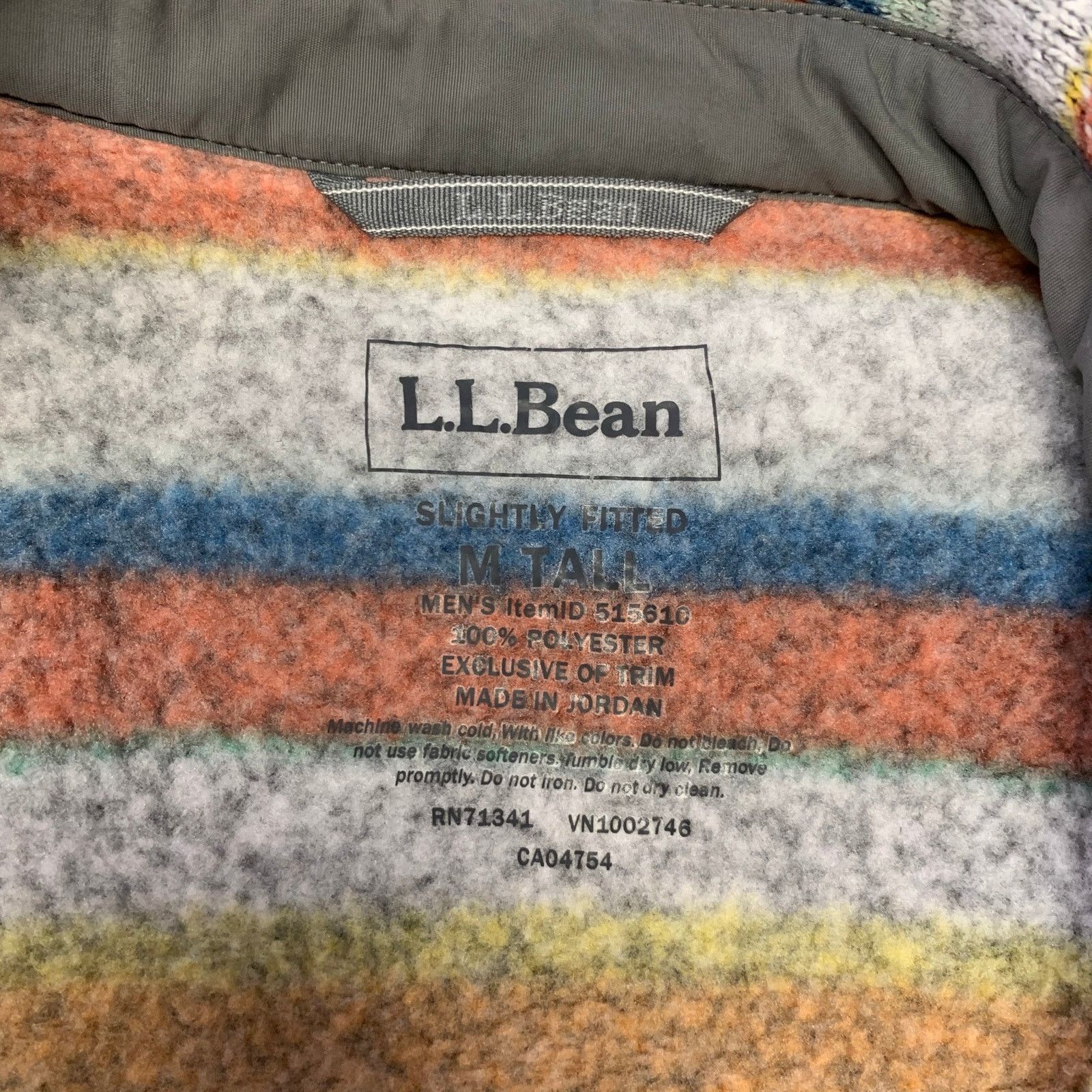 Other L.L.BEAN M Multi-Color Polyester Snaps Long Sleeve Shirt Size US M / EU 48-50 / 2 - 5 Thumbnail