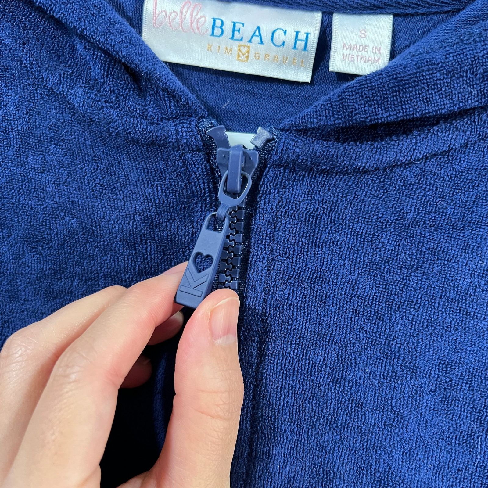 Other Belle Beach by Kim Gravel Poolside Terry Zip Front Hoodie Size S / US 4 / IT 40 - 4 Thumbnail