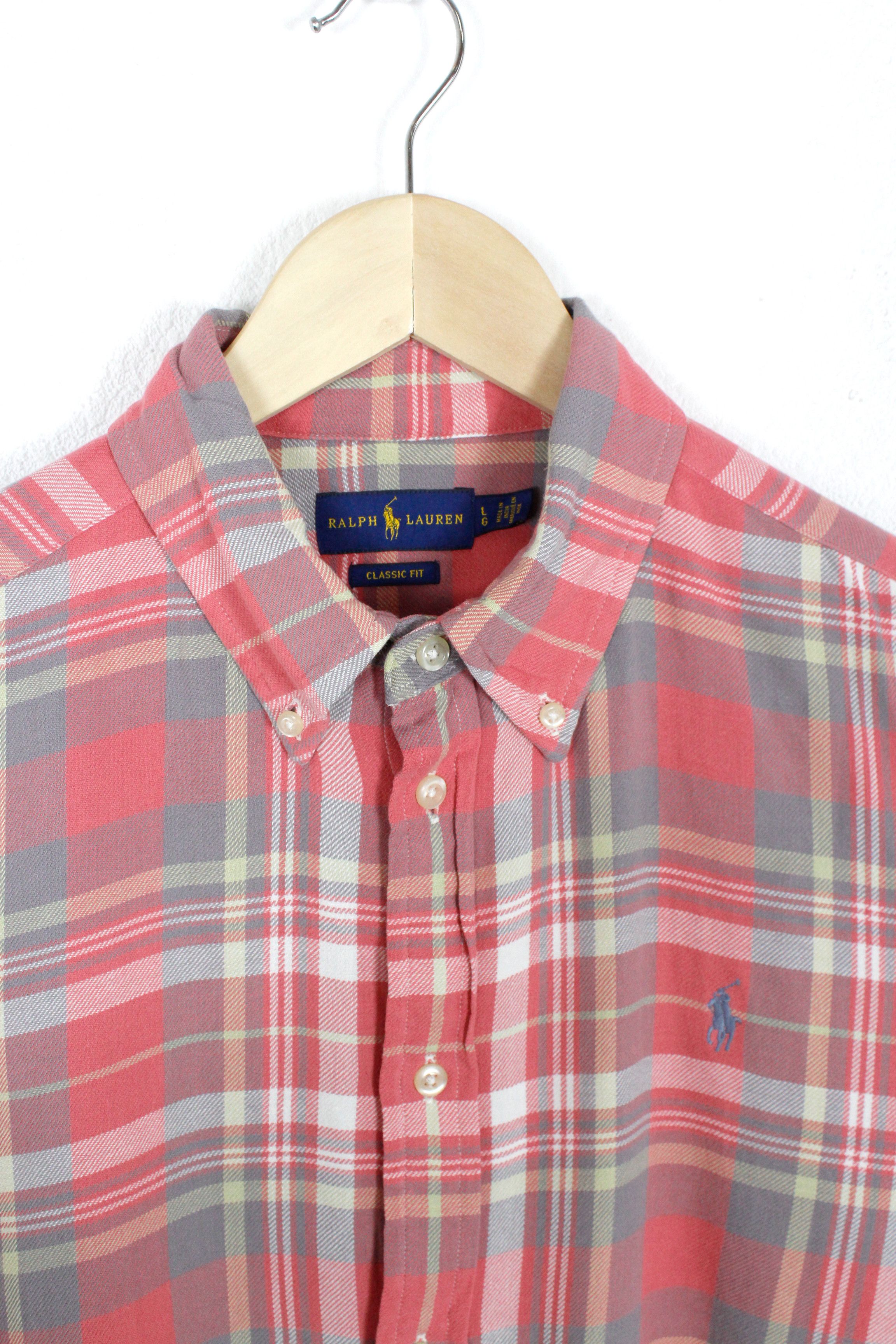 Flannel × Polo Ralph Lauren Polo Ralph Lauren Pony Logo Flannel Oxford Shirt Size US M / EU 48-50 / 2 - 2 Thumbnail