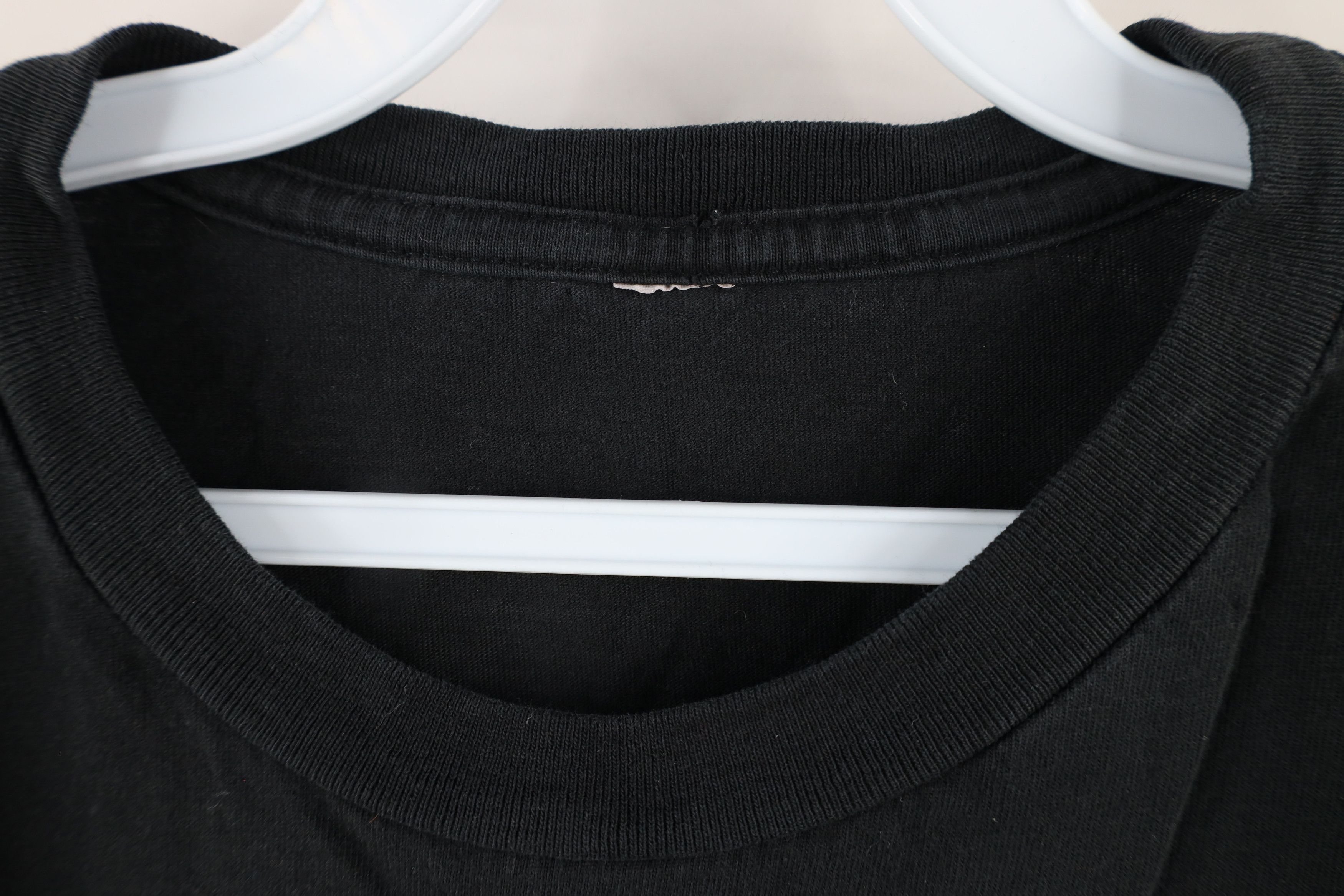 Vintage Vintage 90s Streetwear Long Sleeve T-Shirt Black Cotton Size US L / EU 52-54 / 3 - 4 Thumbnail