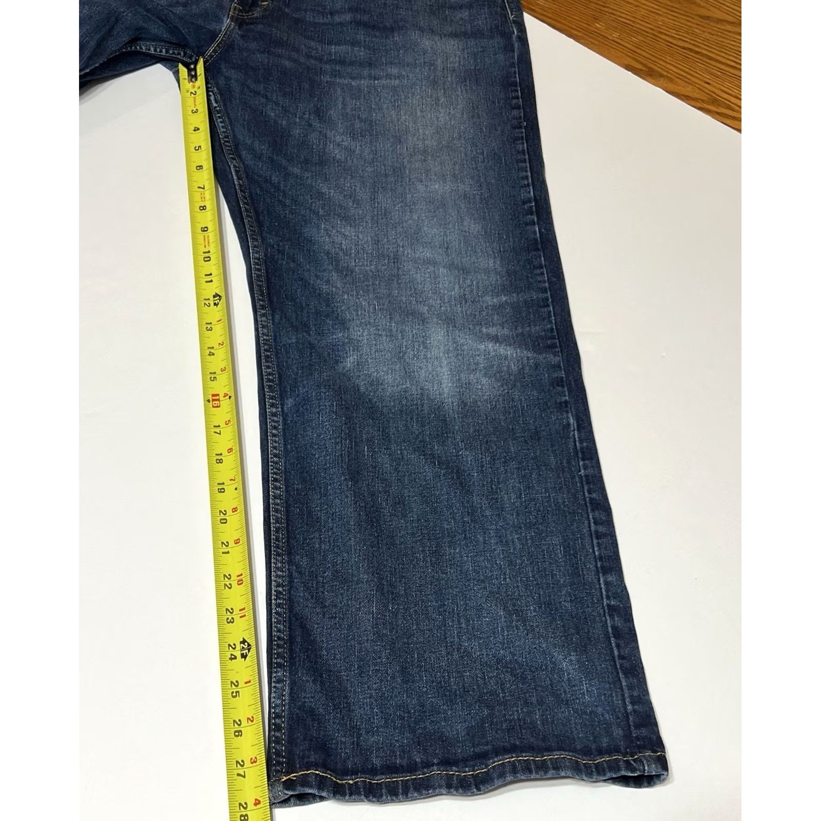 Levi's Levi's 569 Jeans Mens 44x28/44x30 Straight Loose Denim Stretch Regular 500 Series Dark Blue Jeans Mens Size US 44 / EU 60 - 5 Thumbnail
