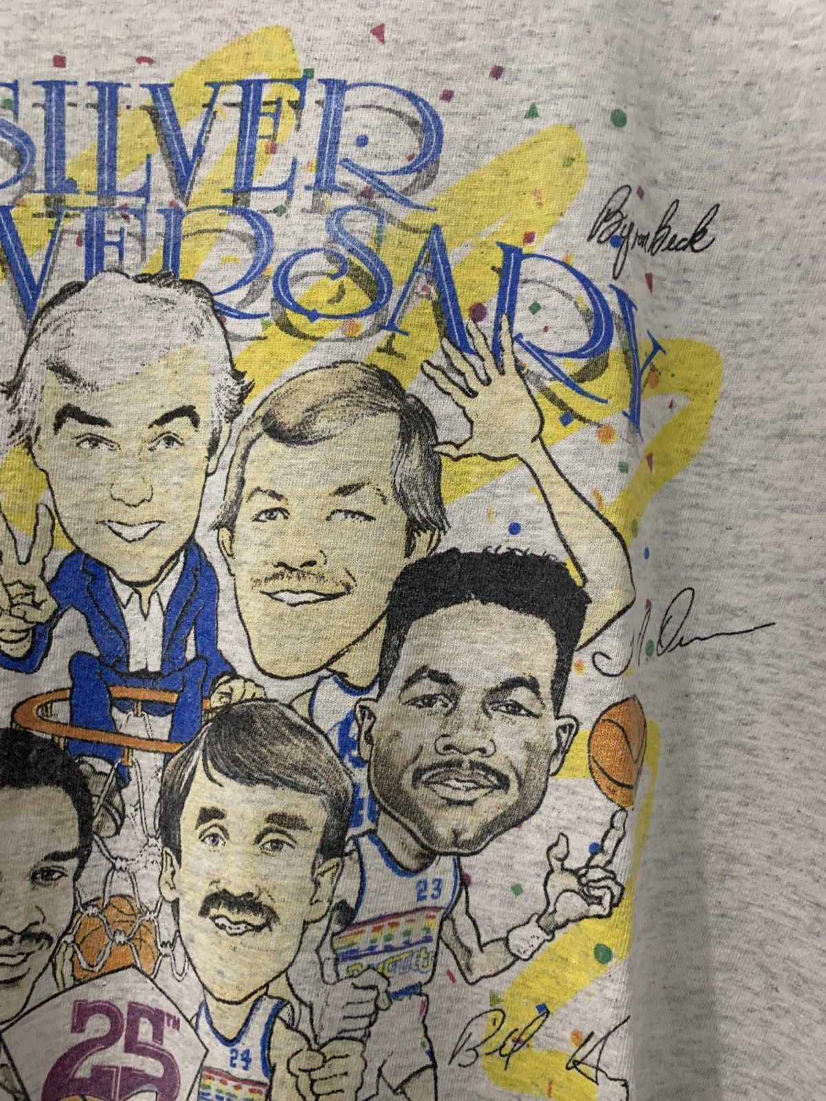 Salem Sportswear Vintage 1992 DENVER NUGGETS Caricature Tee Size US XL / EU 56 / 4 - 6 Thumbnail