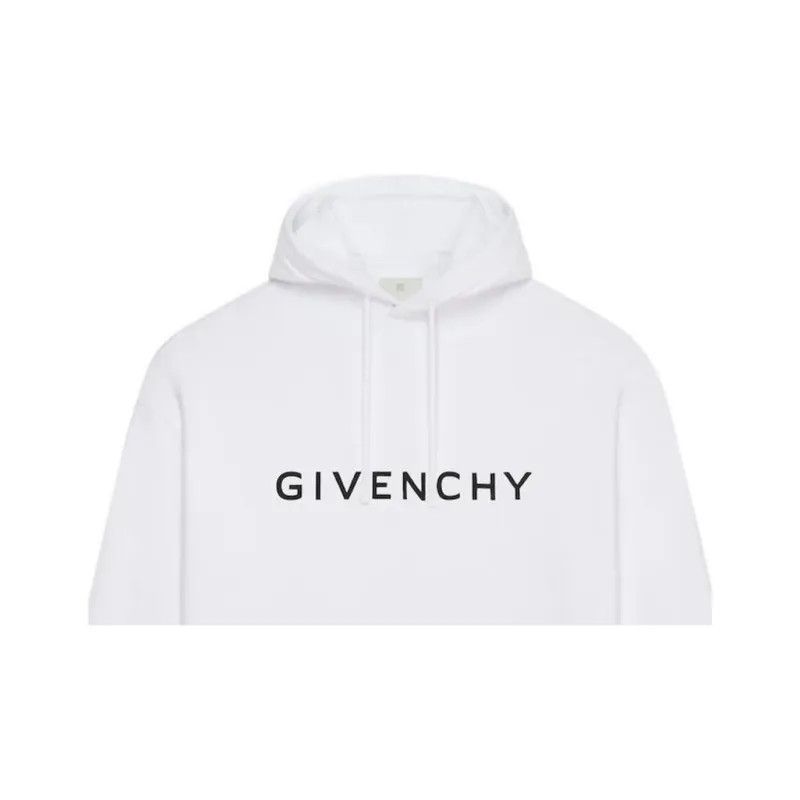 Givenchy o1srvl11e0725 Slim Fit Hoodie in White Size US L / EU 52-54 / 3 - 4 Thumbnail