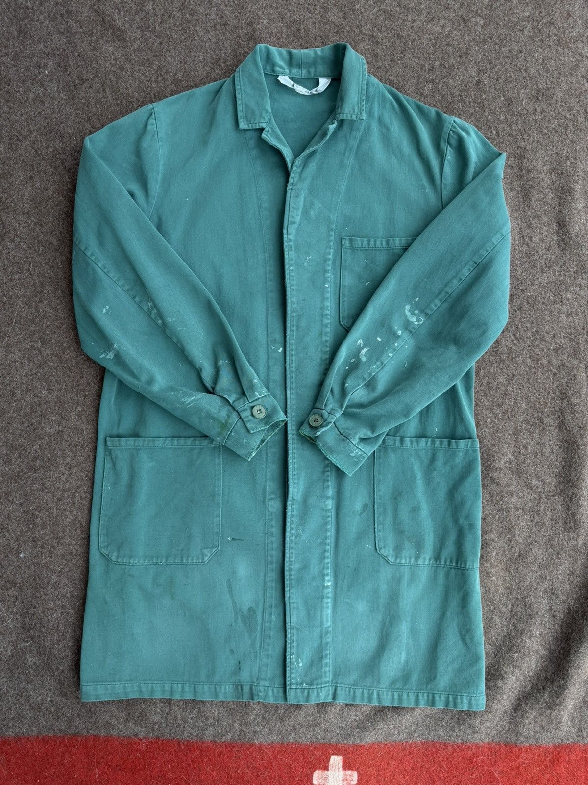 Other Vintage German Workwear Distressed Jacket Size US M / EU 48-50 / 2 - 5 Thumbnail
