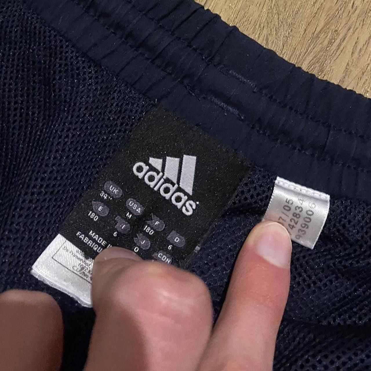 Adidas 2000s Navy and white Adidas track pants with Size US M / EU 48-50 / 2 - 4 Thumbnail