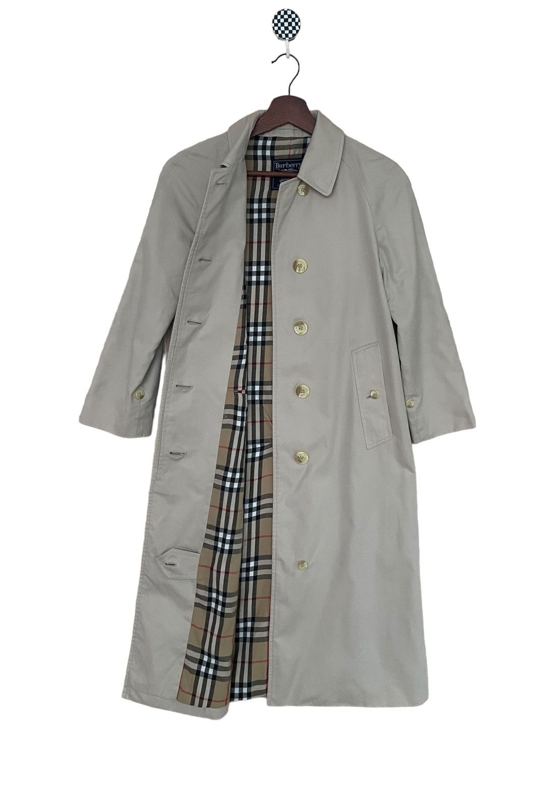 Burberry Vintage Brand Burberry Made in England Trench Coat 1990s Size US M / EU 48-50 / 2 - 1 Thumbnail