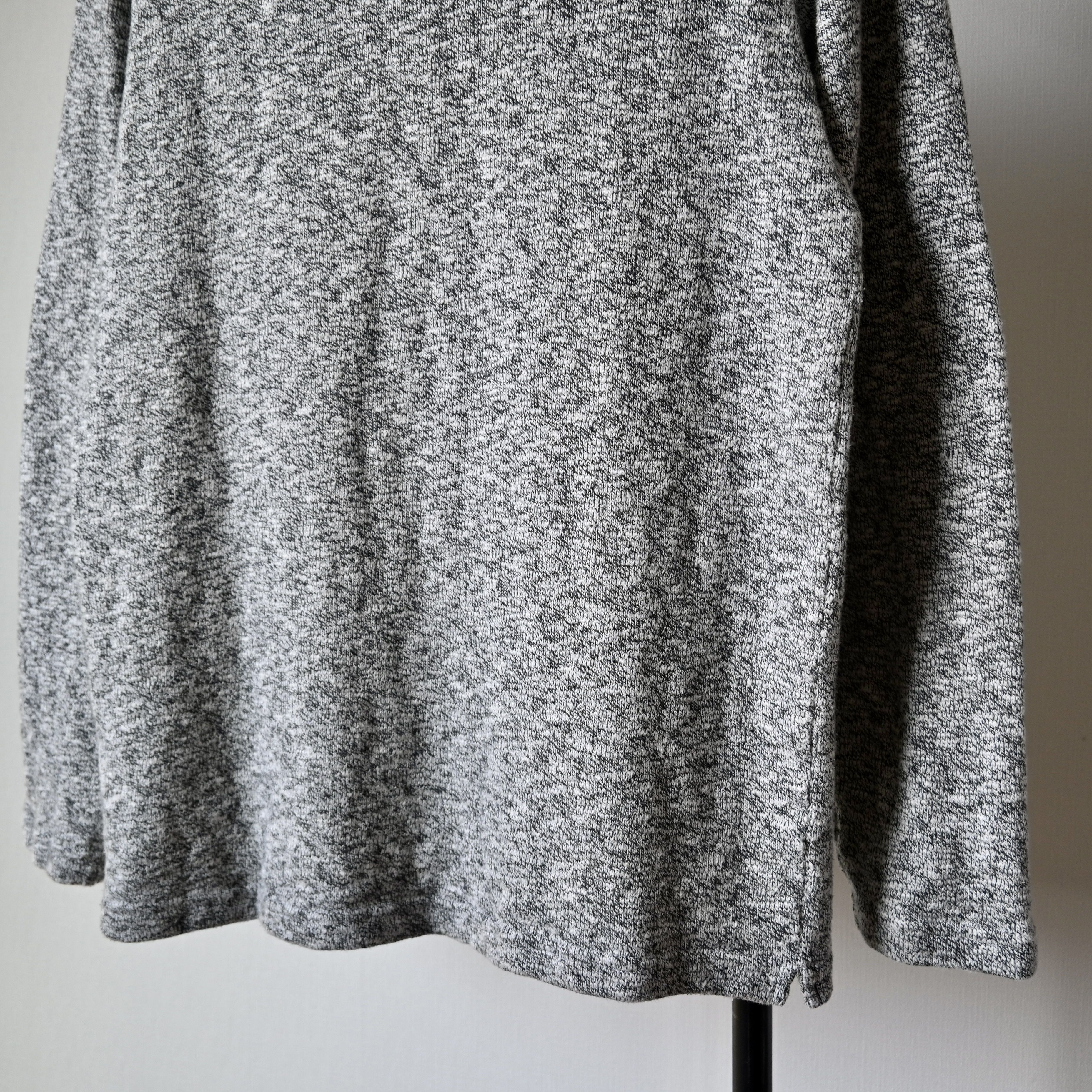Japanese Brand Tieasy melange knit cotton boatneck shirt, made in Japan Size US M / EU 48-50 / 2 - 5 Thumbnail