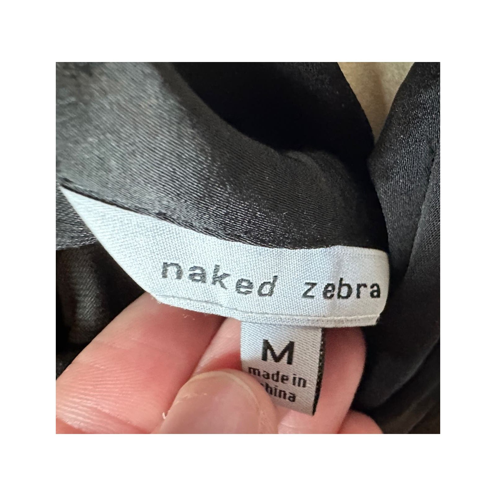 Other Naked Zebra Black Sleeveless Tie Knot High Neck Blouse - M Size M / US 6-8 / IT 42-44 - 10 Thumbnail