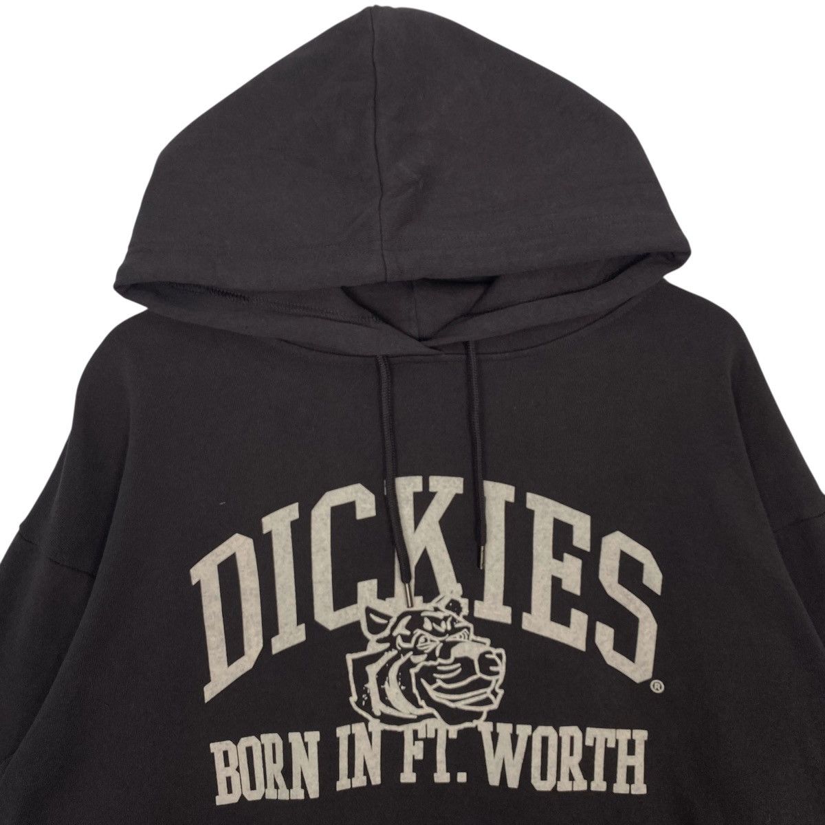 Vintage Vintage Dickies Printed Hoodie Black Pullover Jumper Size L Size US L / EU 52-54 / 3 - 4 Thumbnail