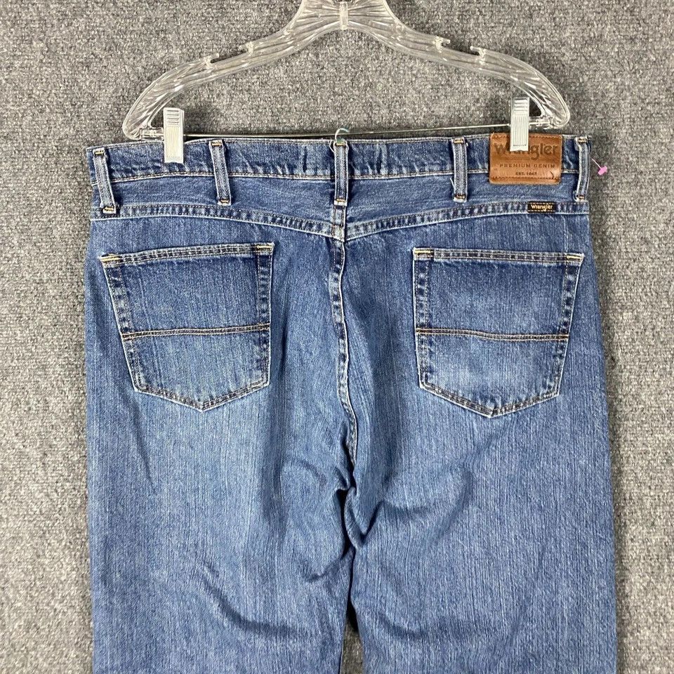 Wrangler Wrangler Cowboy Jeans Men's 38x29 Relaxed Fit Denim Cotton Size US 38 / EU 54 - 7 Thumbnail