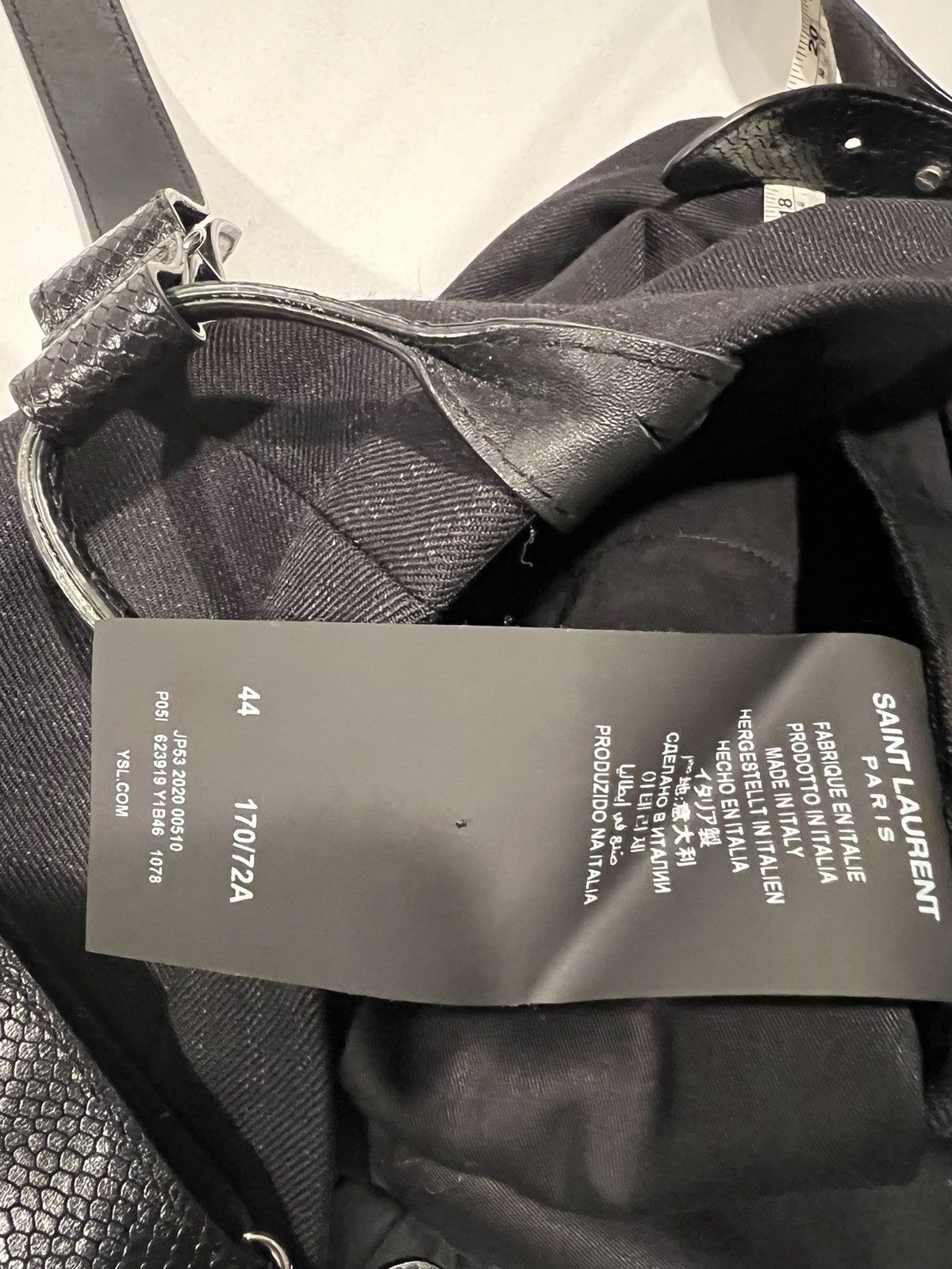 Saint Laurent Paris Saint Laurent men’s pants with python suspenders. 44. $1690 Size US 30 / EU 46 - 8 Thumbnail