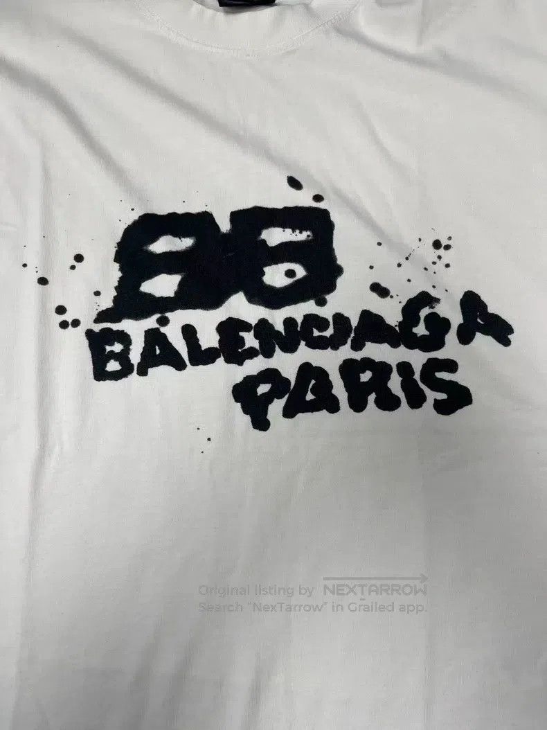 Balenciaga Balenciaga Letter Printed Crewneck Short Sleeve T-Shirt Size US S / EU 44-46 / 1 - 3 Thumbnail