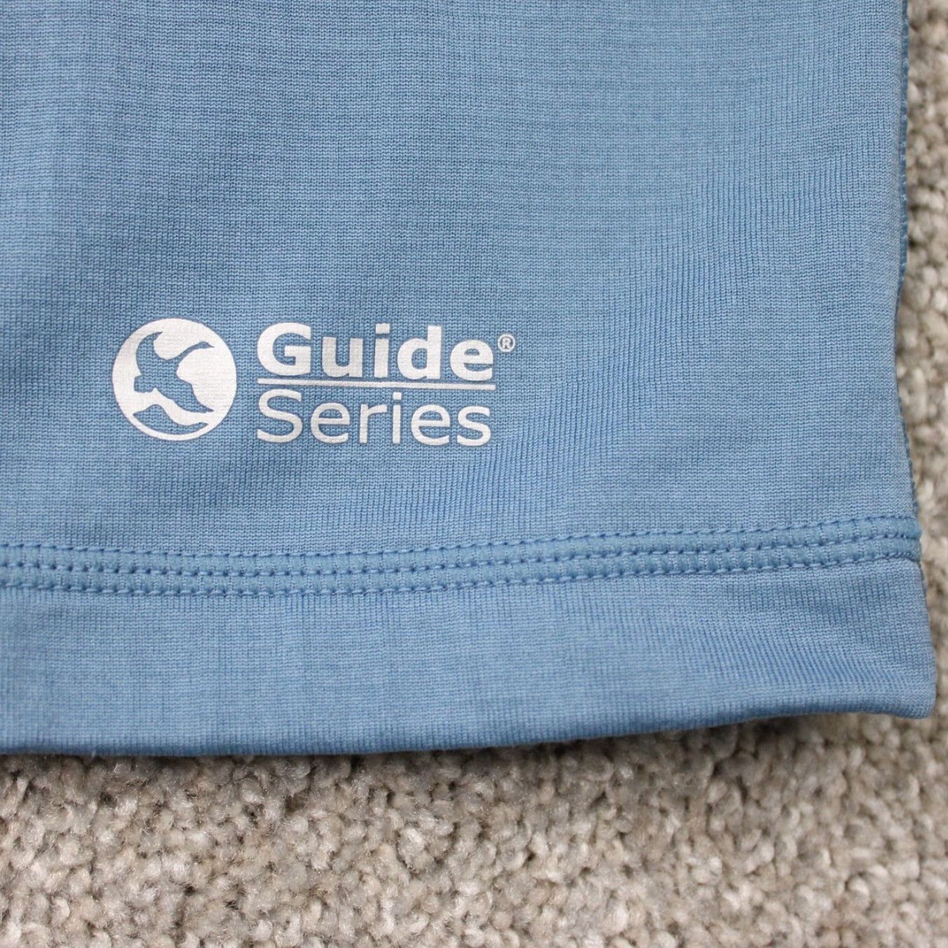 Vintage Cabela's Sweatshirt Mens Large Blue 1/4 Zip Pullover Polyester L/S Shirt Size US L / EU 52-54 / 3 - 6 Thumbnail