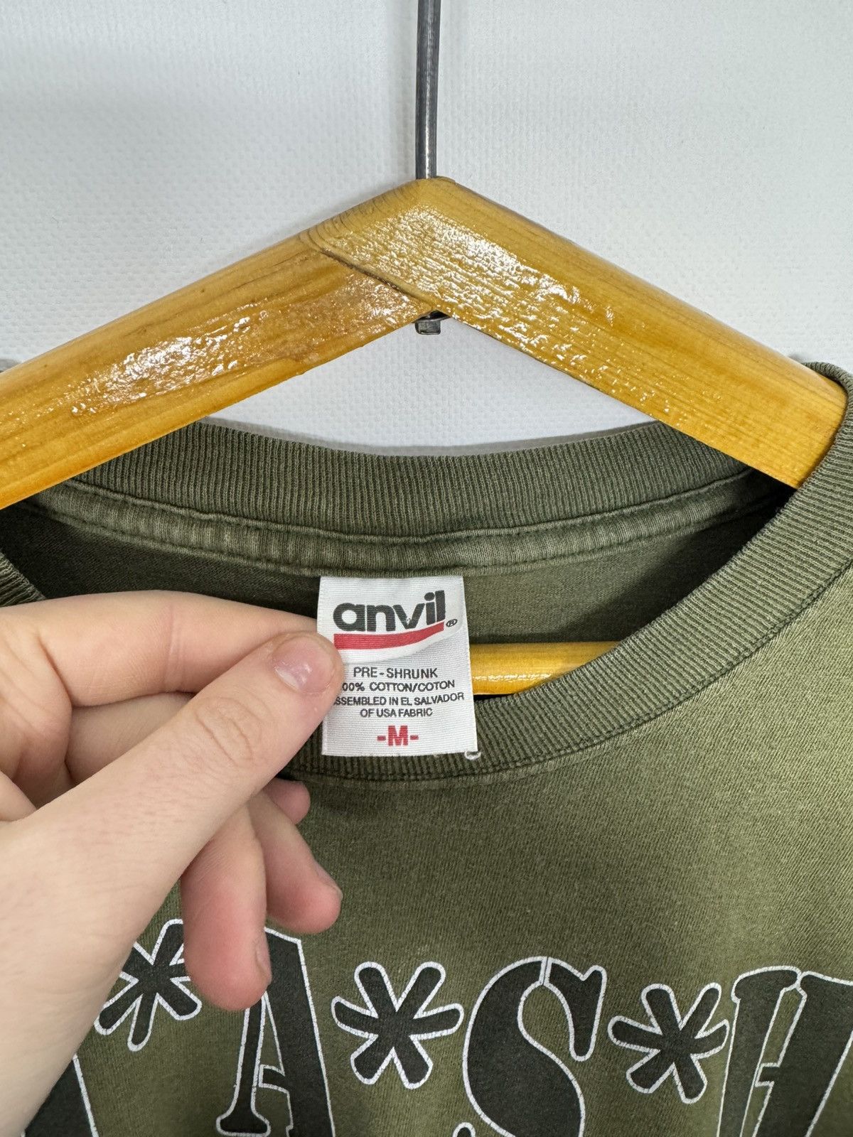 Anvil Rare vintage 90 shirt movie MASH 4077 century fox film Size US M / EU 48-50 / 2 - 9 Thumbnail