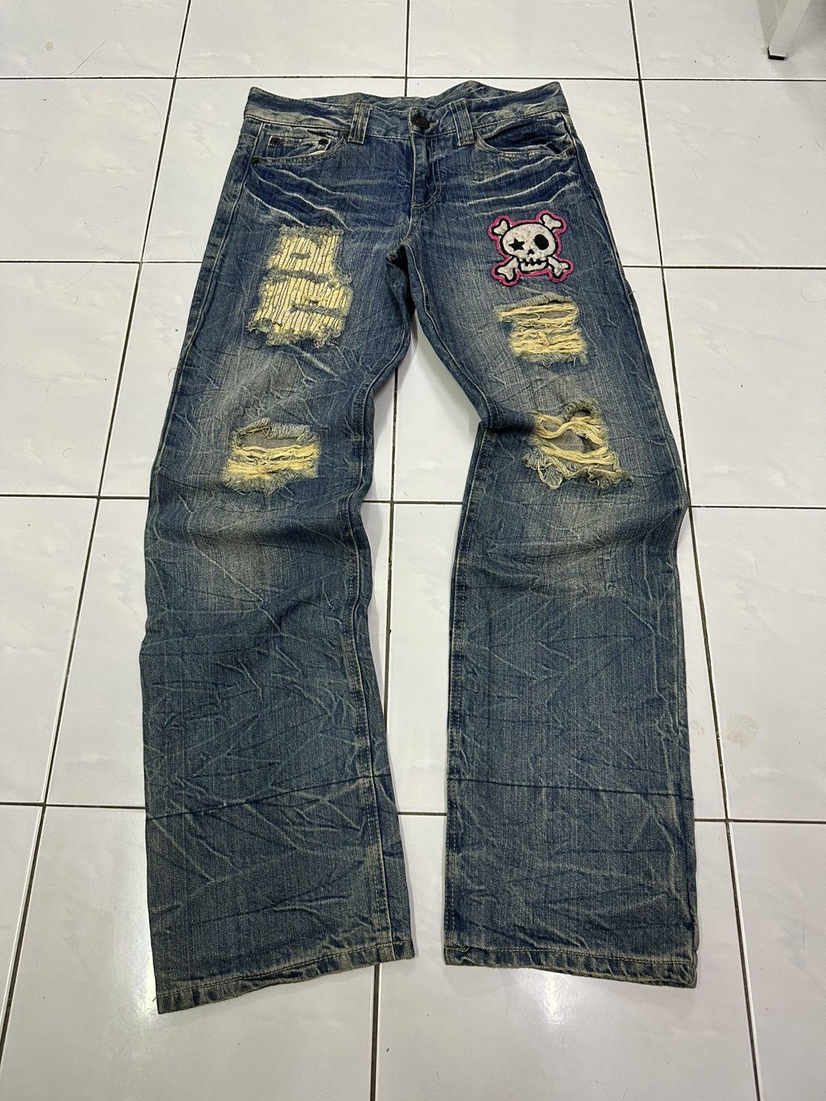 Japanese Brand Vintage BACK & FORTH Punk Style Denim Size US 32 / EU 48 - 6 Thumbnail