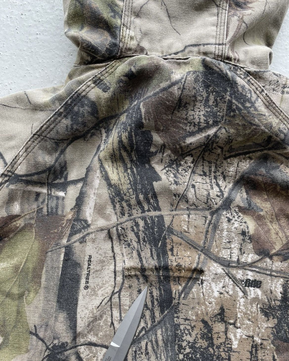 Carhartt × Vintage Vintage Crazy Rare 90's Camo Boxy Carhartt Style Jacket Size US M / EU 48-50 / 2 - 14 Thumbnail
