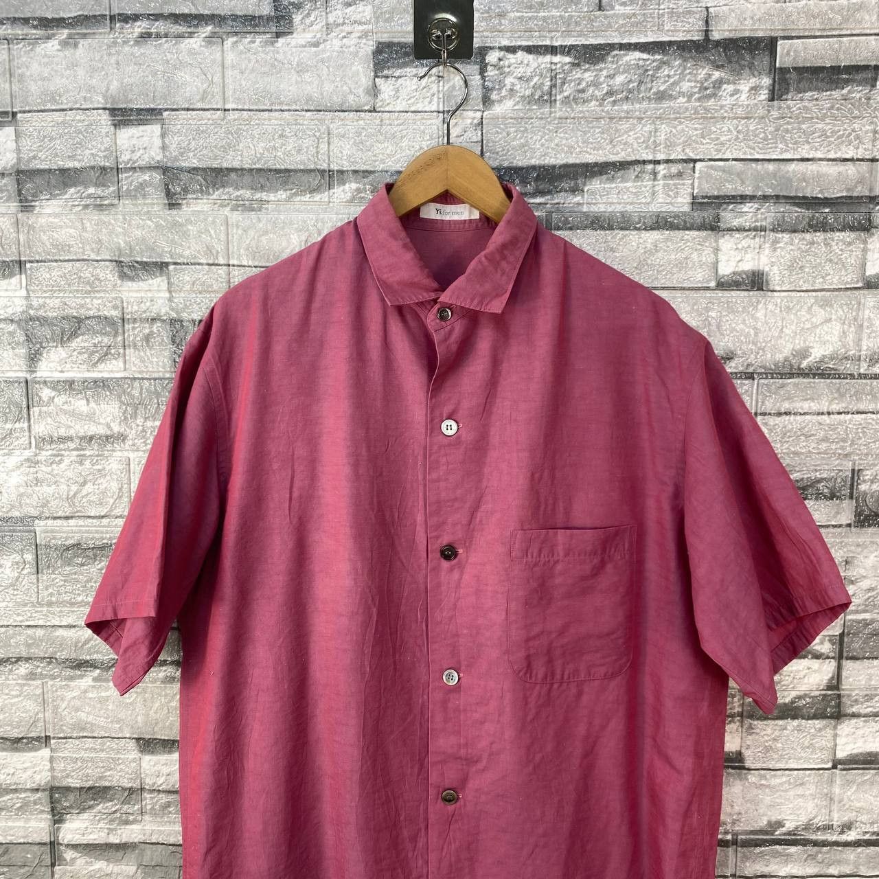 Yohji Yamamoto VINTAGE 90S YS YOHJI YAMAMOTO LINEN SHIRT SHORTSLEEVE Size US M / EU 48-50 / 2 - 5 Thumbnail