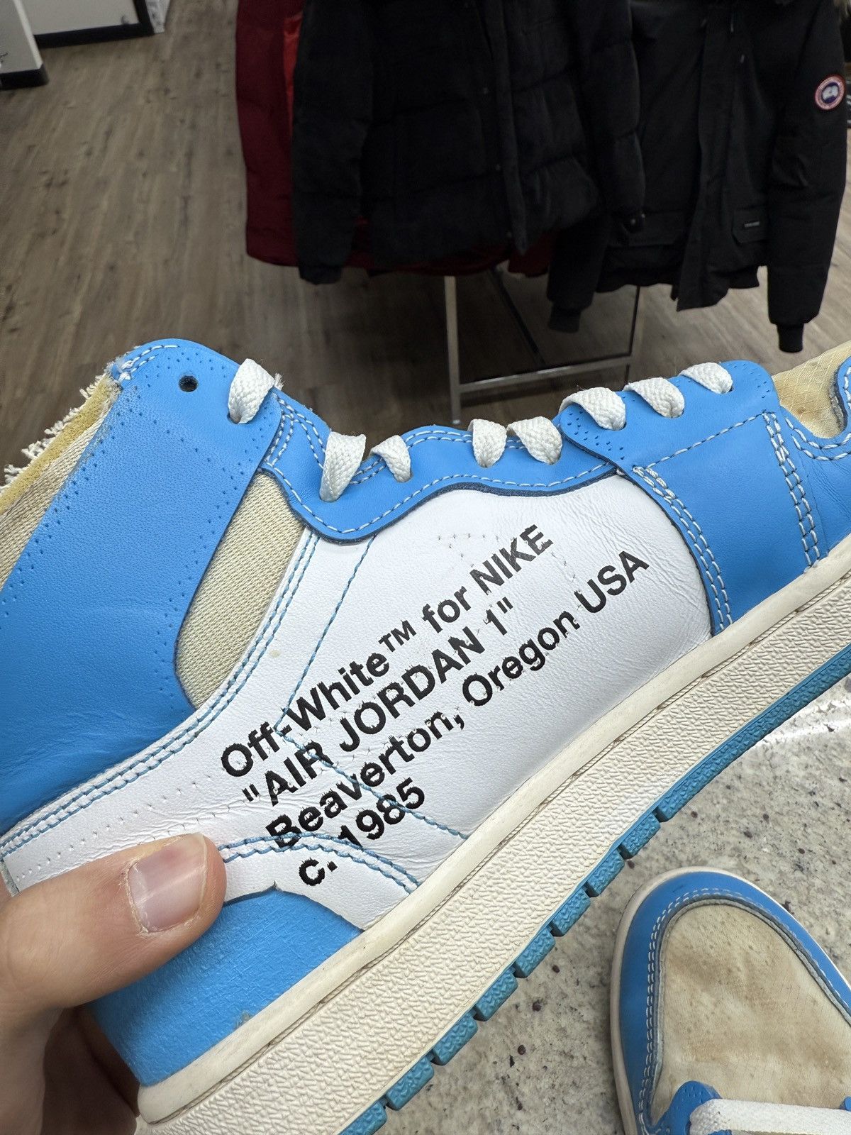 Off-White Off White Nike UNC 1s Size US 10 / EU 43 - 7 Thumbnail