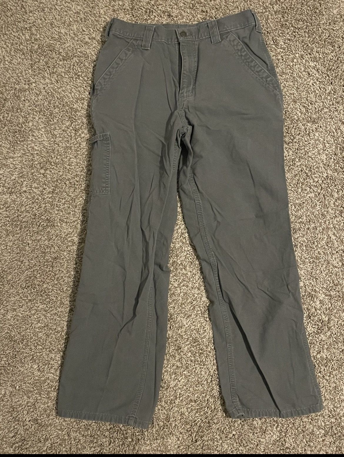 Carhartt Grey Carhaart utility pants. | Grailed