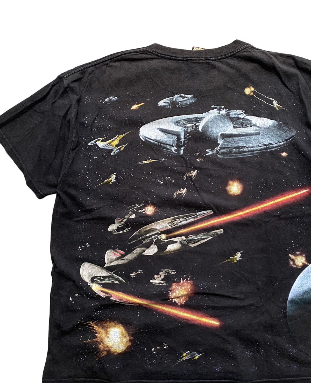 Star Wars Vintage 90s Star Wars Episode 1 All Over Print Tshirt Size US L / EU 52-54 / 3 - 3 Thumbnail