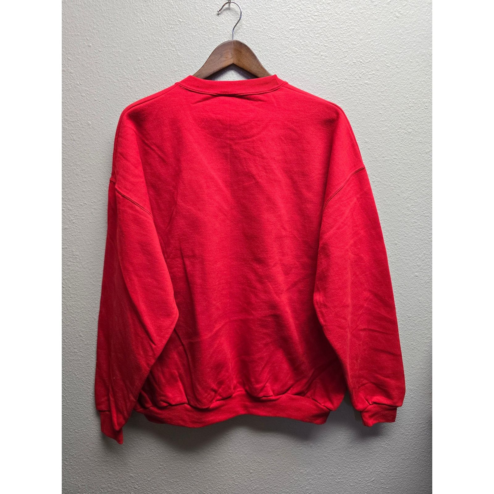 Vintage Vintage Wisconsin Sweatshirt Crewneck Winter XL 90s Red Size XL / US 12-14 / IT 48-50 - 4 Thumbnail