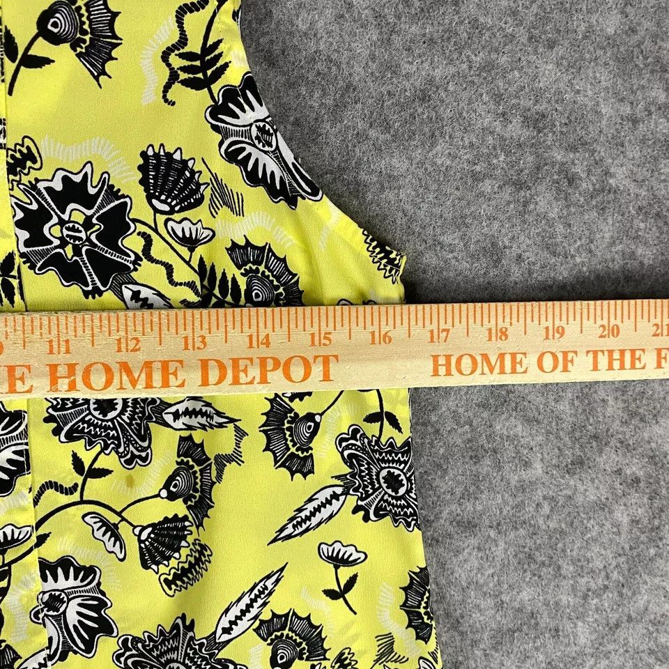 Other Attention Blouse XS Women's Sleeveless Floral Yellow Size XS / US 0-2 / IT 36-38 - 4 Thumbnail