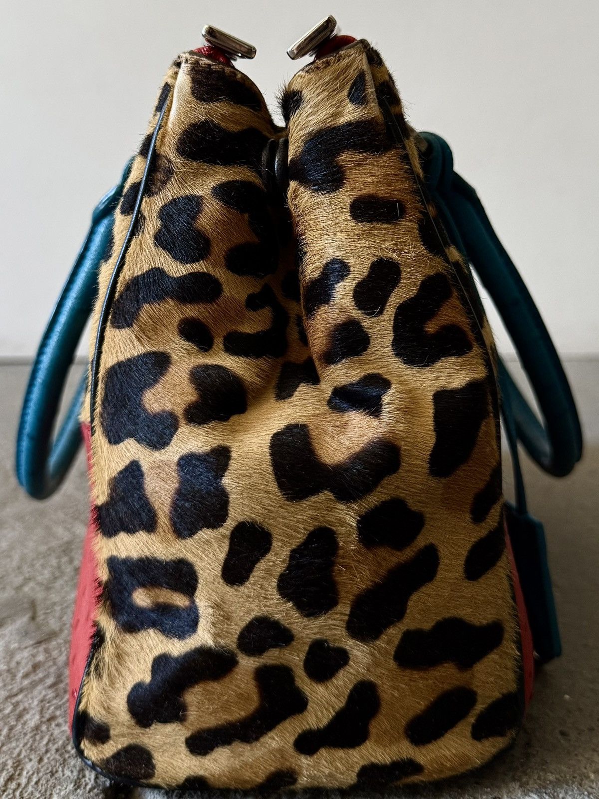 Prada Rare Prada - Galleria - Ostrich Cavallino - Hand bag Size ONE SIZE - 9 Thumbnail