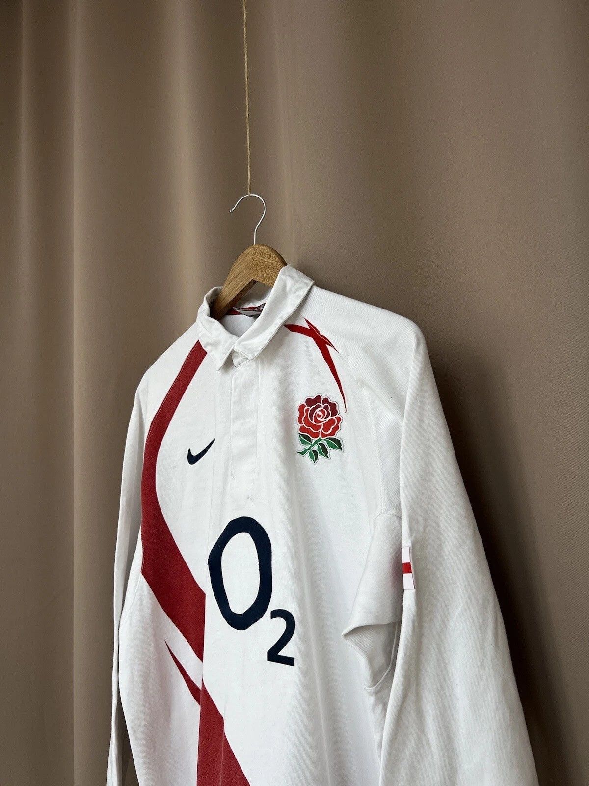 Nike Nike England 2007/2009 Rugby Shirt Mens Size L/XL Vintage Size US XL / EU 56 / 4 - 4 Thumbnail