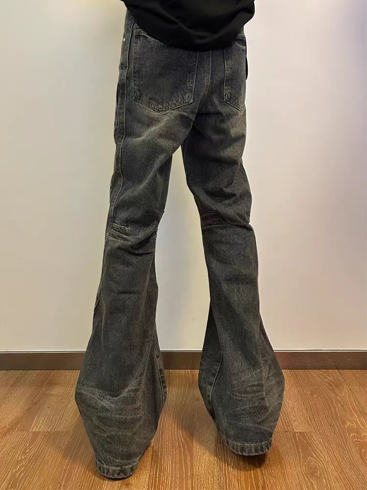 Japanese Brand × Jean Street Vintage Rock Y2K Micro Flare Jeans Size US 32 / EU 48 - 3 Thumbnail