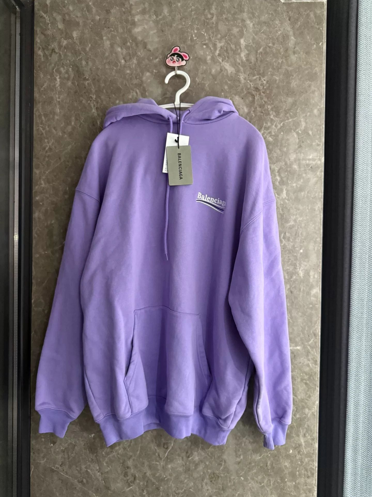 Balenciaga Balenciaga Purple Cola Embroidery Sweatshirt XS Size US XS / EU 42 / 0 - 1 Thumbnail