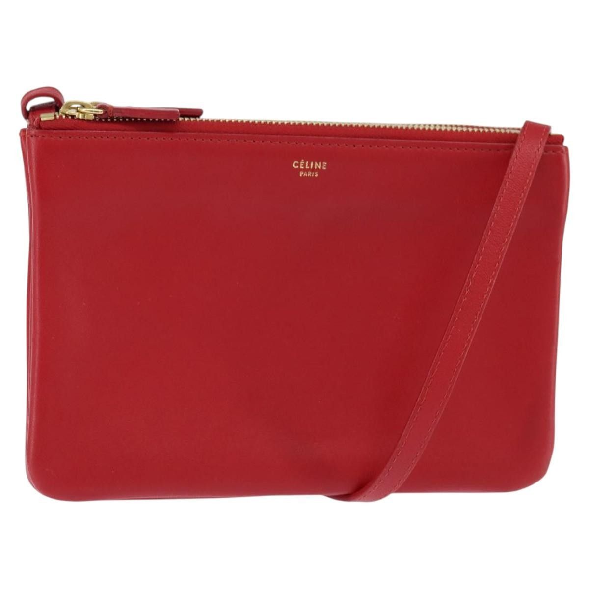 Celine Celine Trio Crossbody Bag Leather Size ONE SIZE - 1 Thumbnail