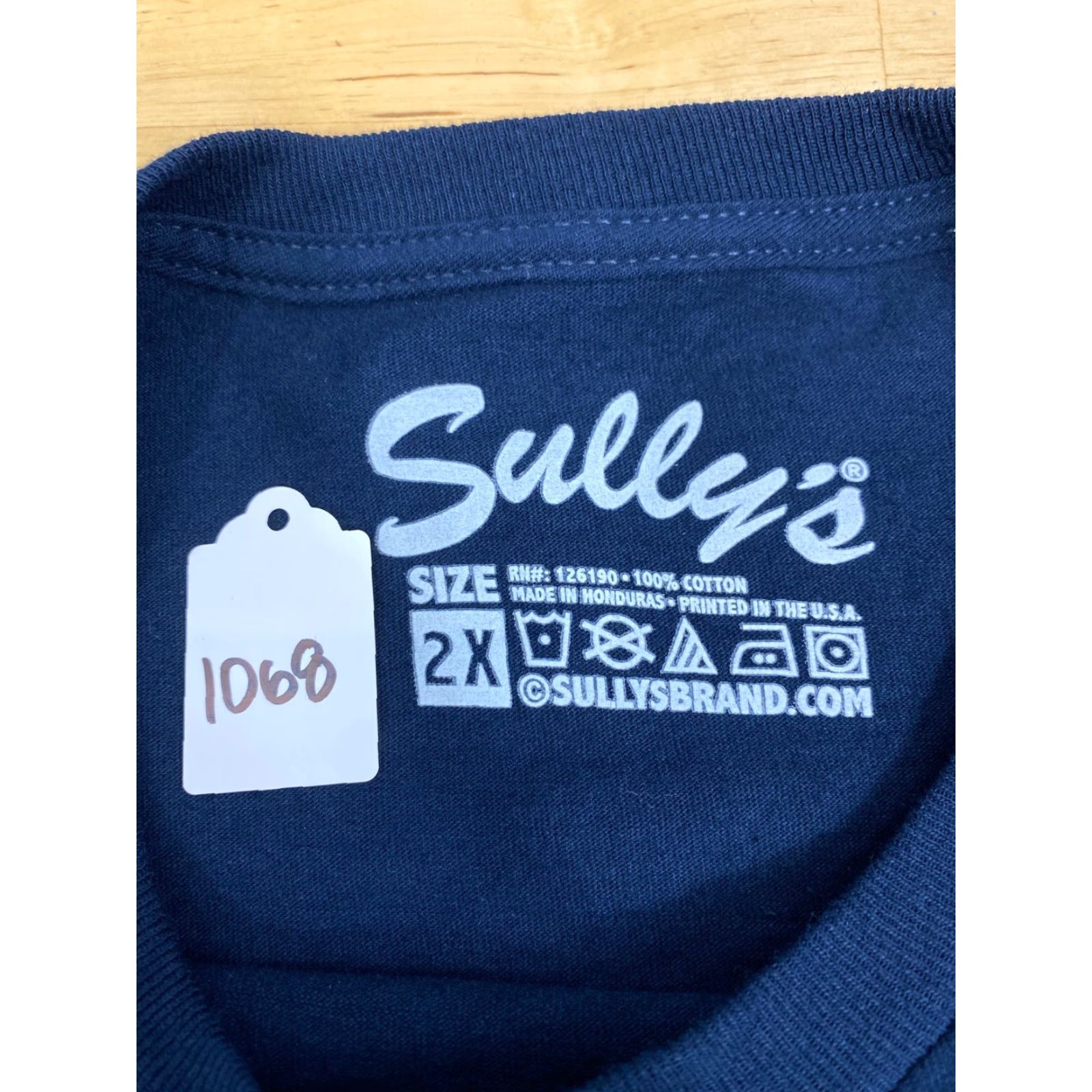 NFL Sullys Patriots T-Shirt NFL 1068 Mens Blue 2XL Short Sleeve Football-Super Bowl Brady Belichick Pats Boys Womens Unisex Adults Shirt Size US XXL / EU 58 / 5 - 4 Thumbnail