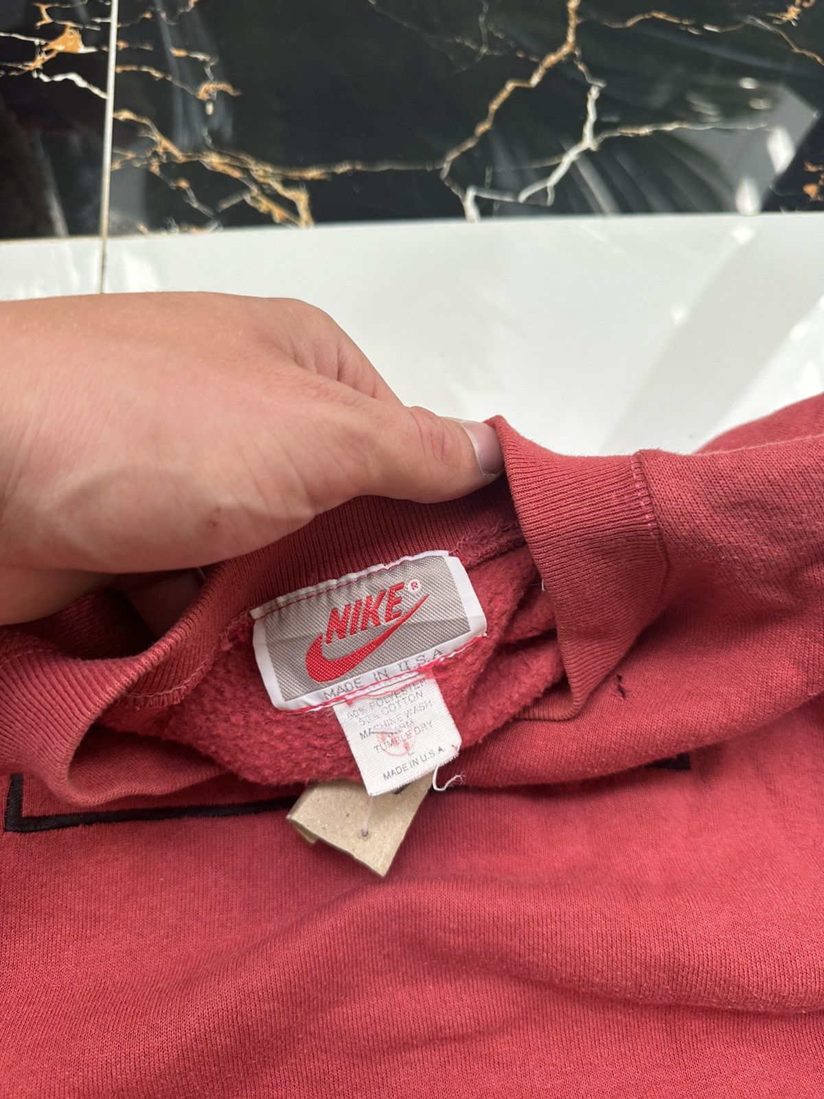 Nike × Vintage 90s NIKE AIR VINTAGE BIG LOGO STREETWEAR SWEATSHIRT Size US L / EU 52-54 / 3 - 7 Thumbnail