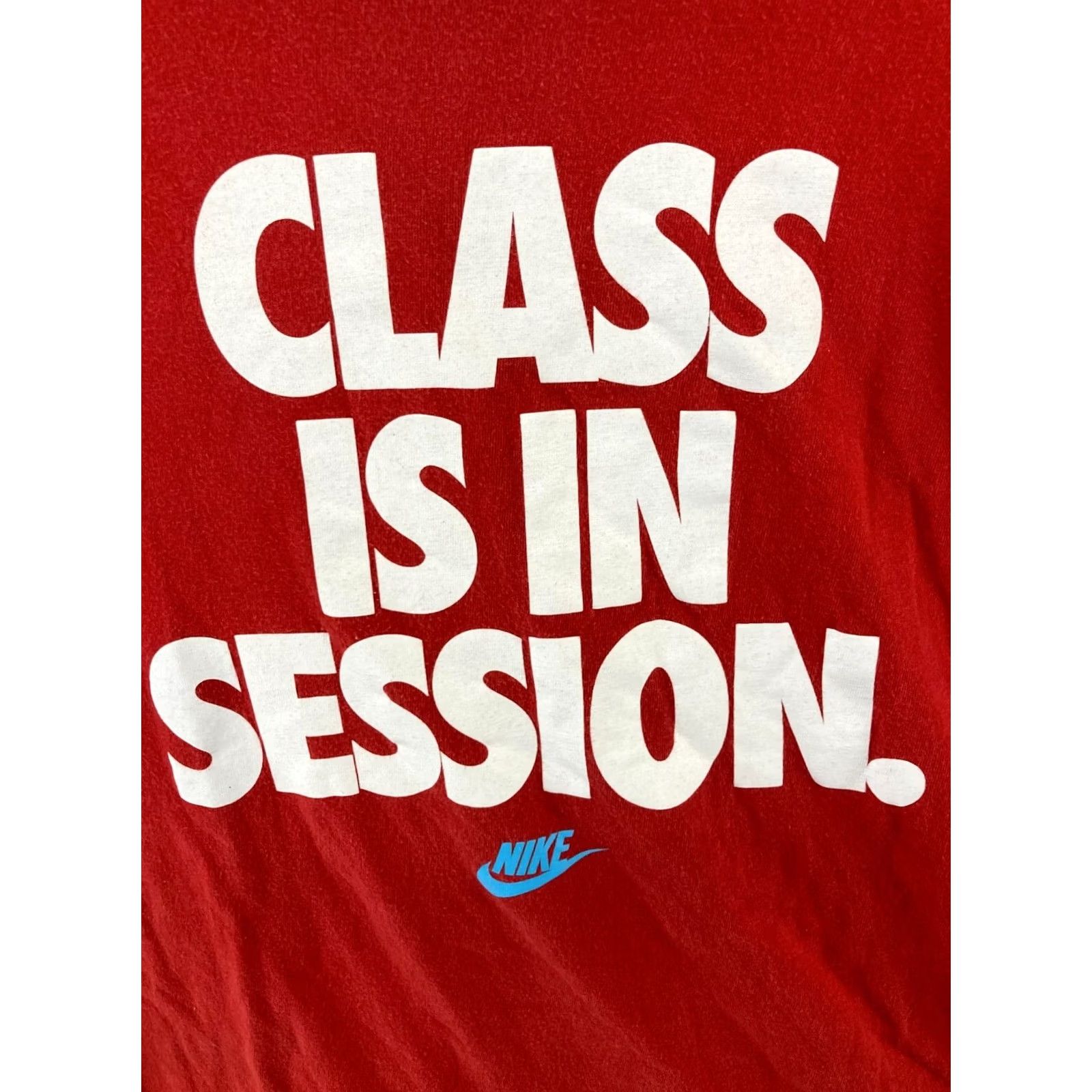Nike Nike Mens TShirt Small Red Athletic Nike Dri-Fit Crew Neck Short Sleeve Shirt SS Regular Color Red Decade Classic Sports Mens Size US S / EU 44-46 / 1 - 4 Thumbnail