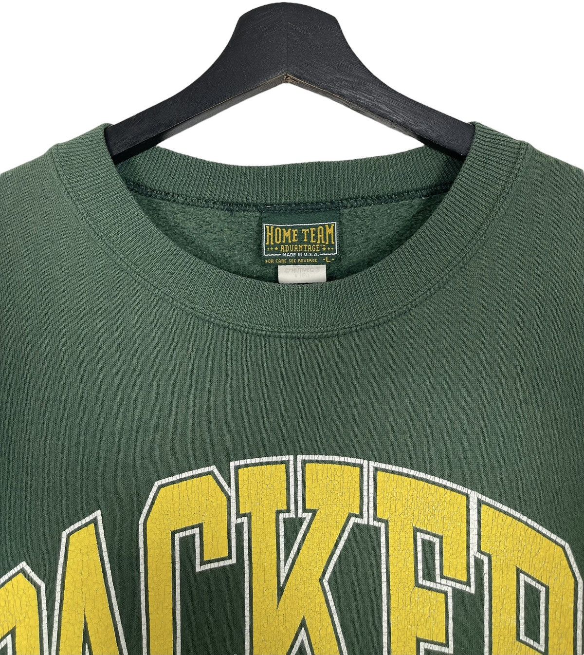 NFL × Vintage 90s Vintage NFL Packers Green Bay Sweatshirt Size US L / EU 52-54 / 3 - 4 Thumbnail