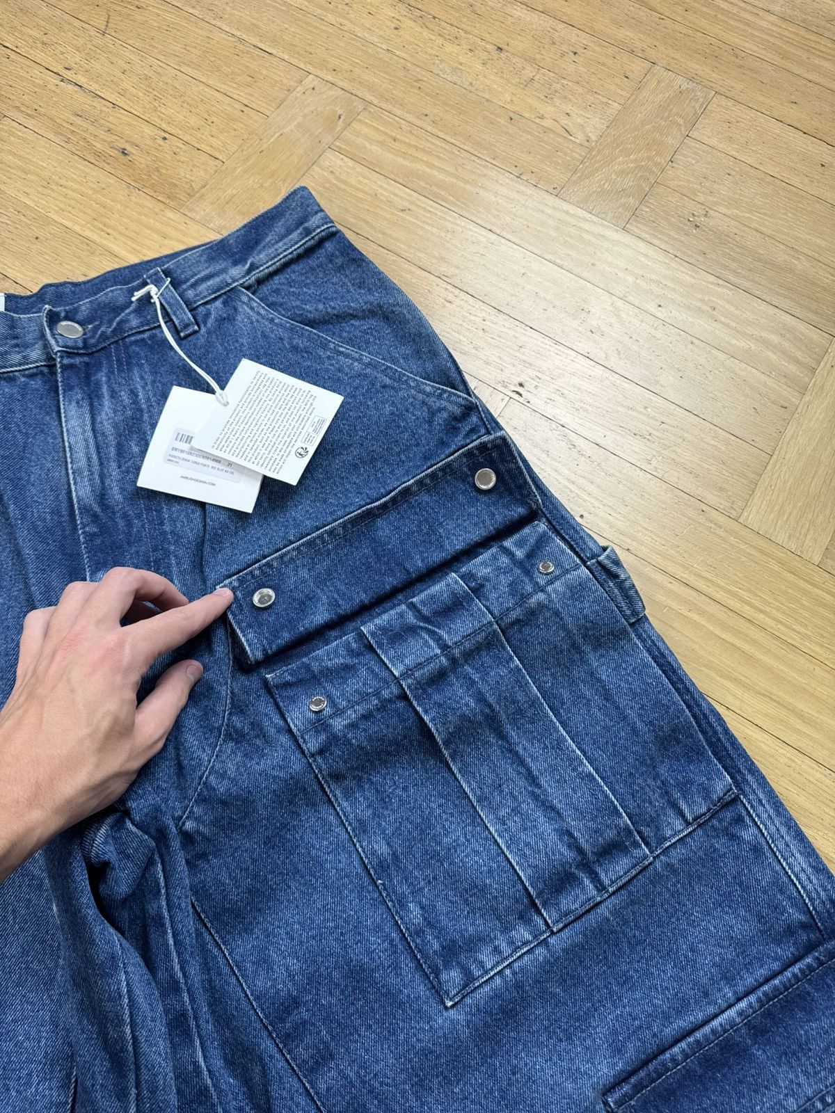 Ambush Design Ambush Cargo Oversized Jeans Size US 31 - 10 Thumbnail