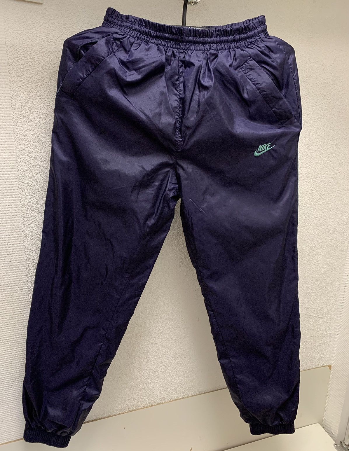 Vintage Nike vintage navy blue sweatpants M y2k madeinusa vintage Size US 32 / EU 48 - 3 Thumbnail