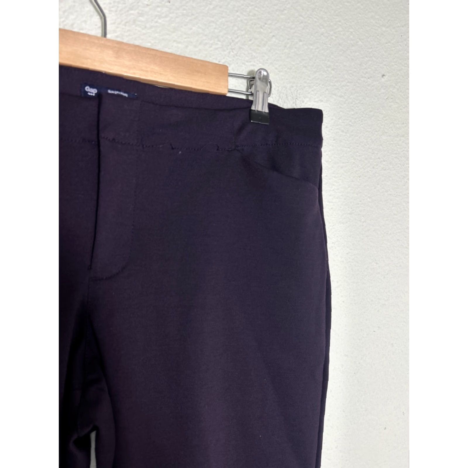 Gap Gap Pants Womens 14 Regular Burgundy Ponte Polyester Slim City Dress Pants Mens? Size 36" / US 14 / IT 50 - 5 Thumbnail