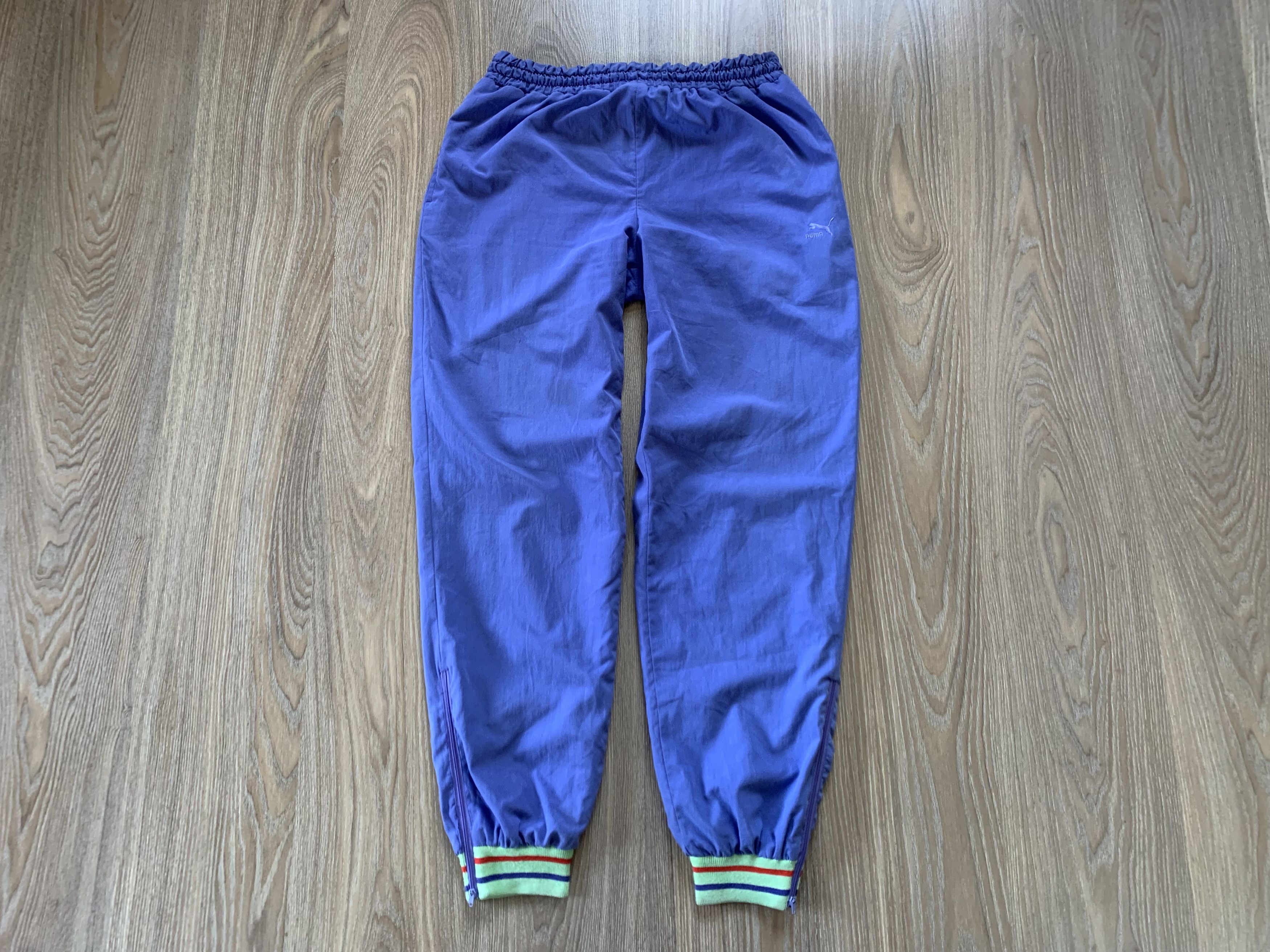 Puma × Vintage Puma Vintage Track Sweatpants Pants With Cuff Size US 32 / EU 48 - 2 Thumbnail