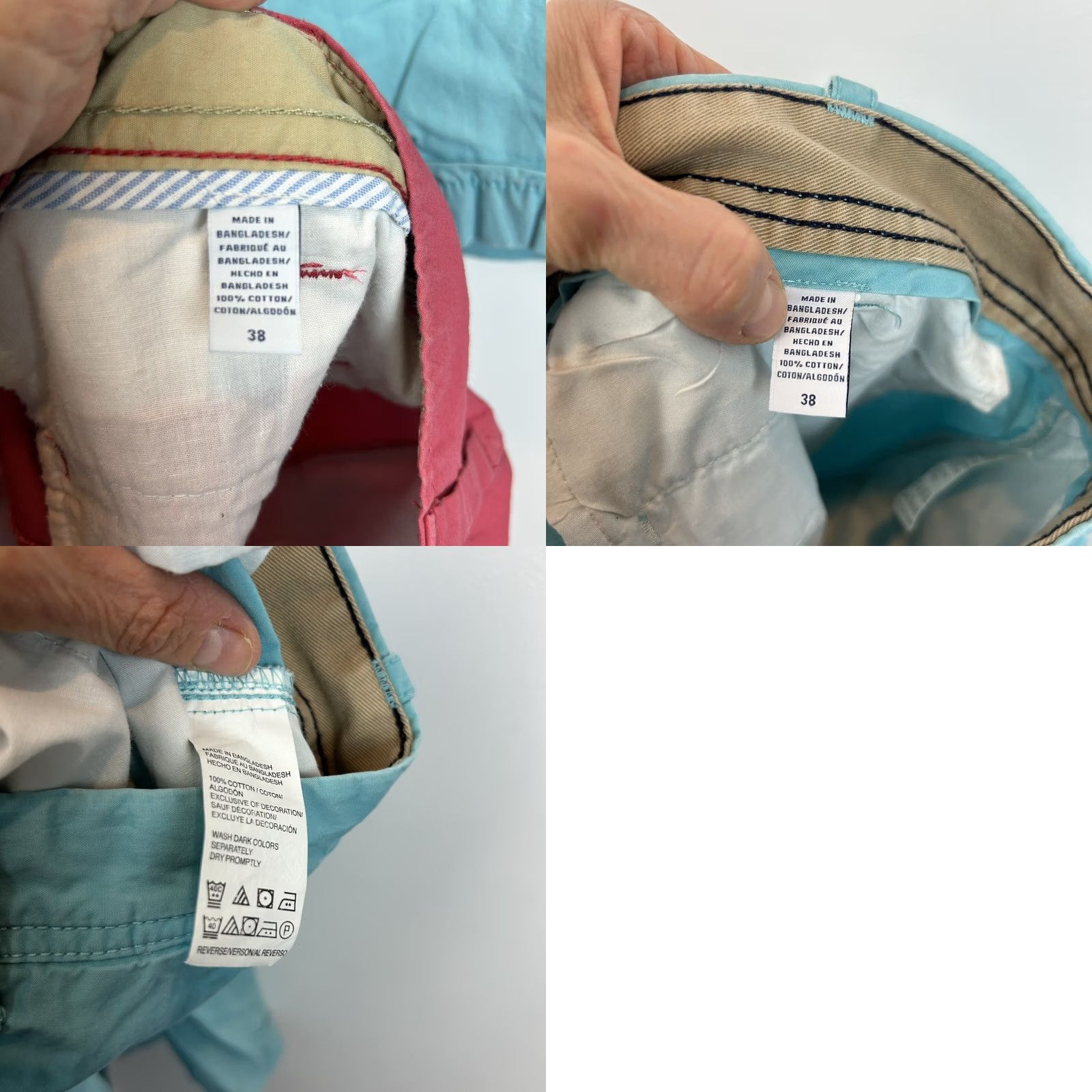 Izod IZOD Saltwater Shorts Men 38 Casual Flat Front Lightweight Pockets Lot of 2 Flaw Size US 40 / EU 56 - 9 Thumbnail