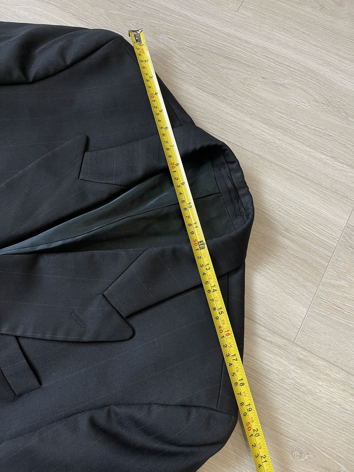 Vintage Vintage HORNE BROTHERS black double-breasted blazer classic Size 40S - 9 Thumbnail