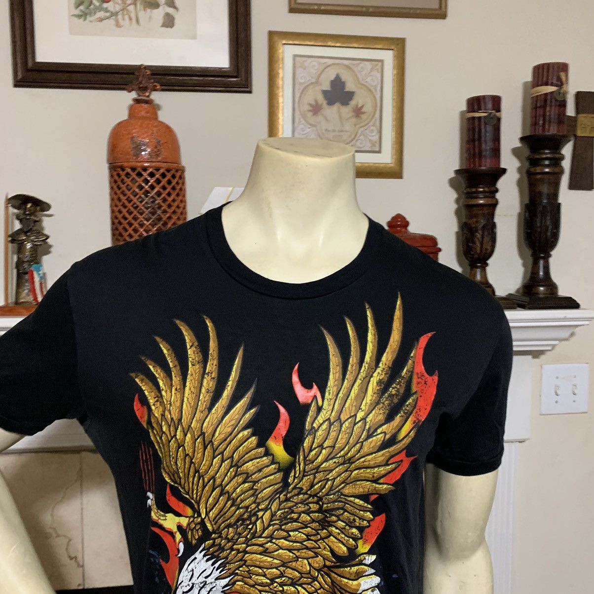 Dsquared2 Eagle on Fire DSQ2 Tuff Summer graphic tee Size US L / EU 52-54 / 3 - 3 Thumbnail