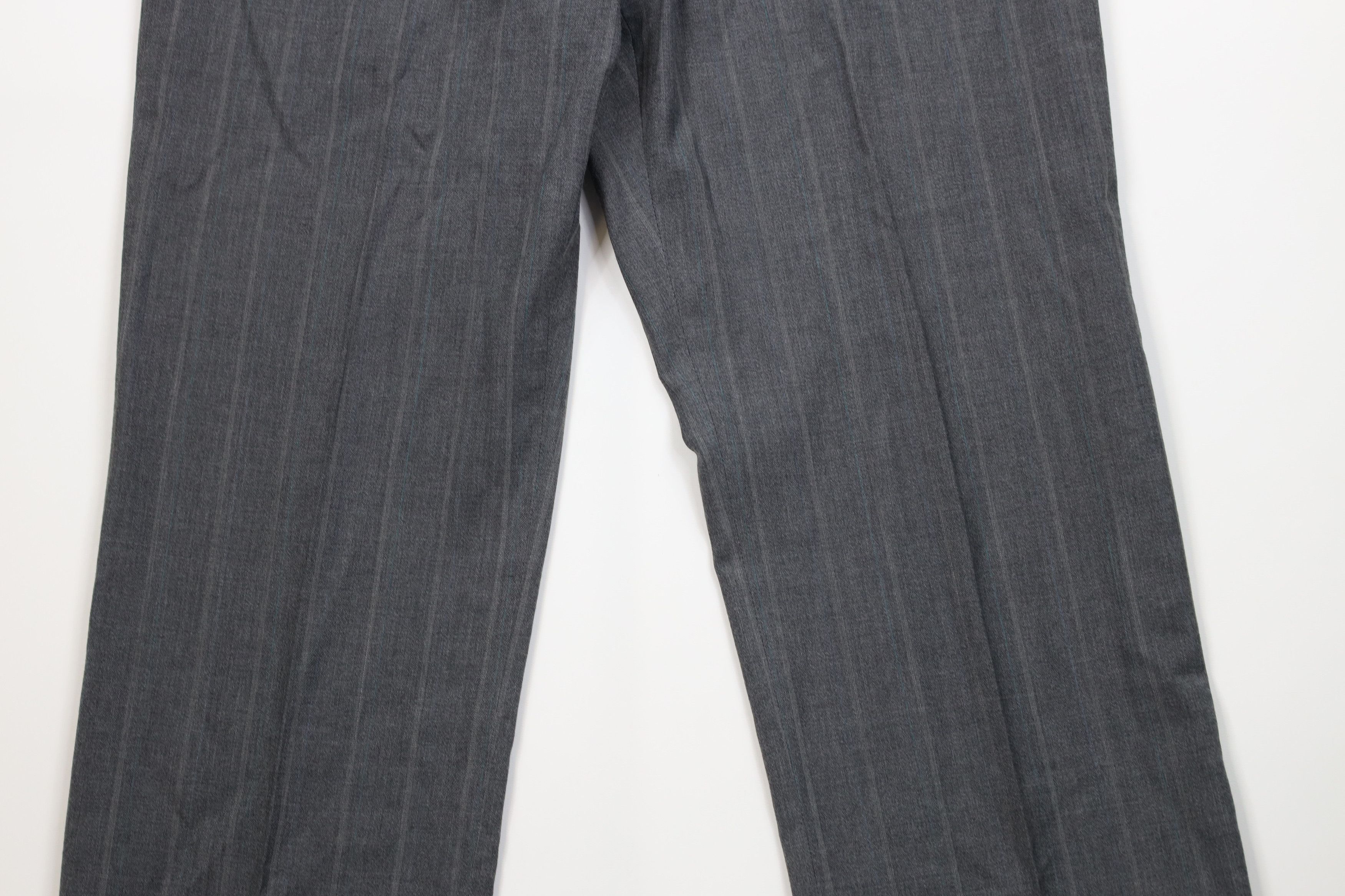 Vintage Vintage 90s Streetwear Wool Striped Wide Leg Chino Pants USA Size US 38 / EU 54 - 3 Thumbnail