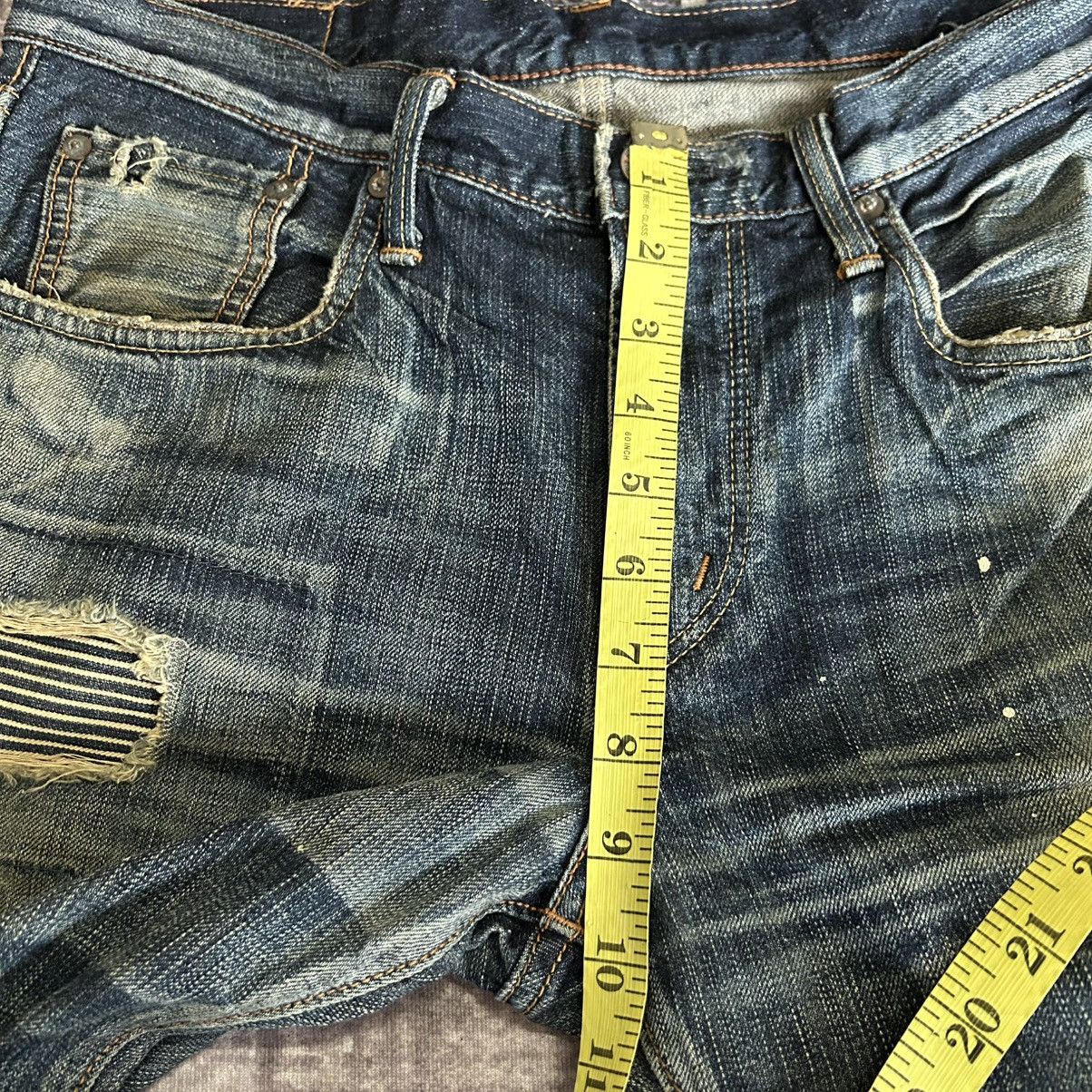 If Six Was Nine Punk Distressed Rockstar Edwin Jeans Size US 32 / EU 48 - 16 Thumbnail