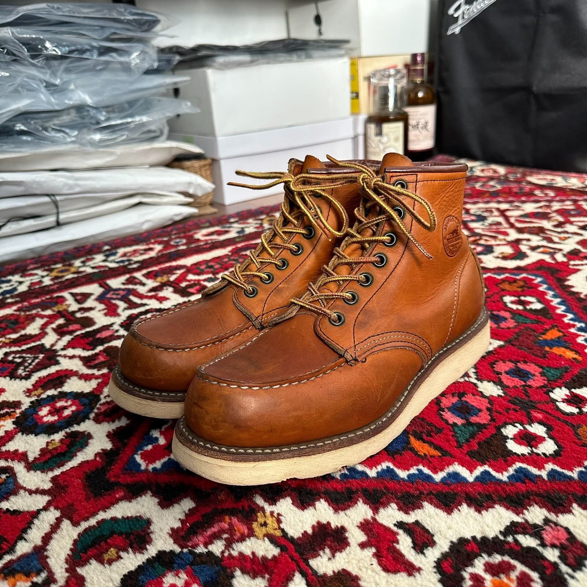 Red Wing Redwing 875 1997 Dog Engraving Size US 8 / EU 41 - 2 Thumbnail